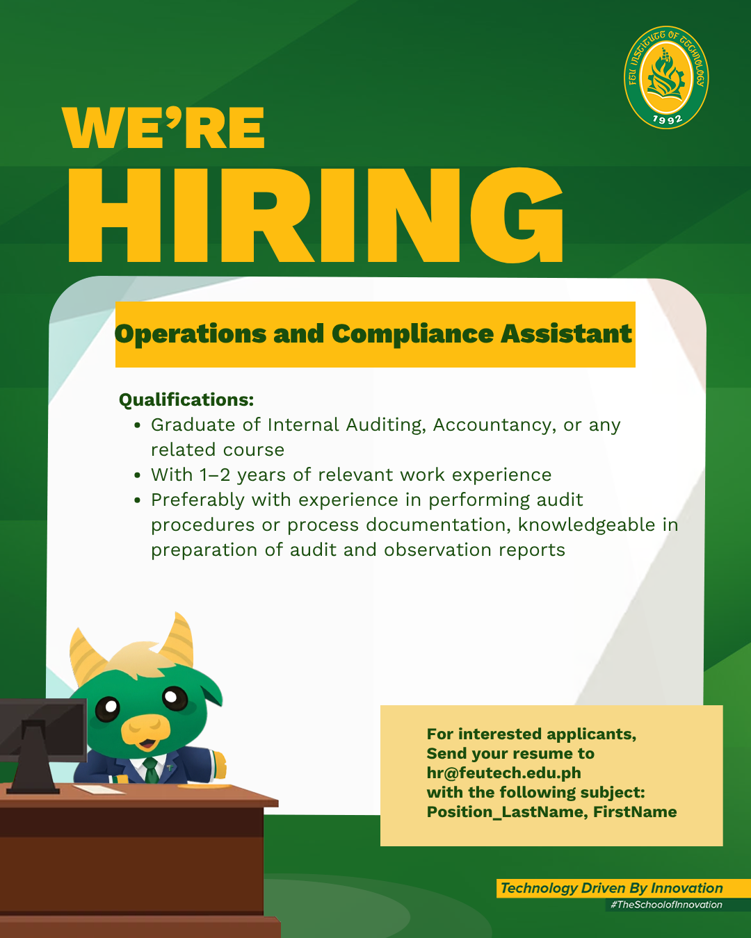 Official Job Posting Poster