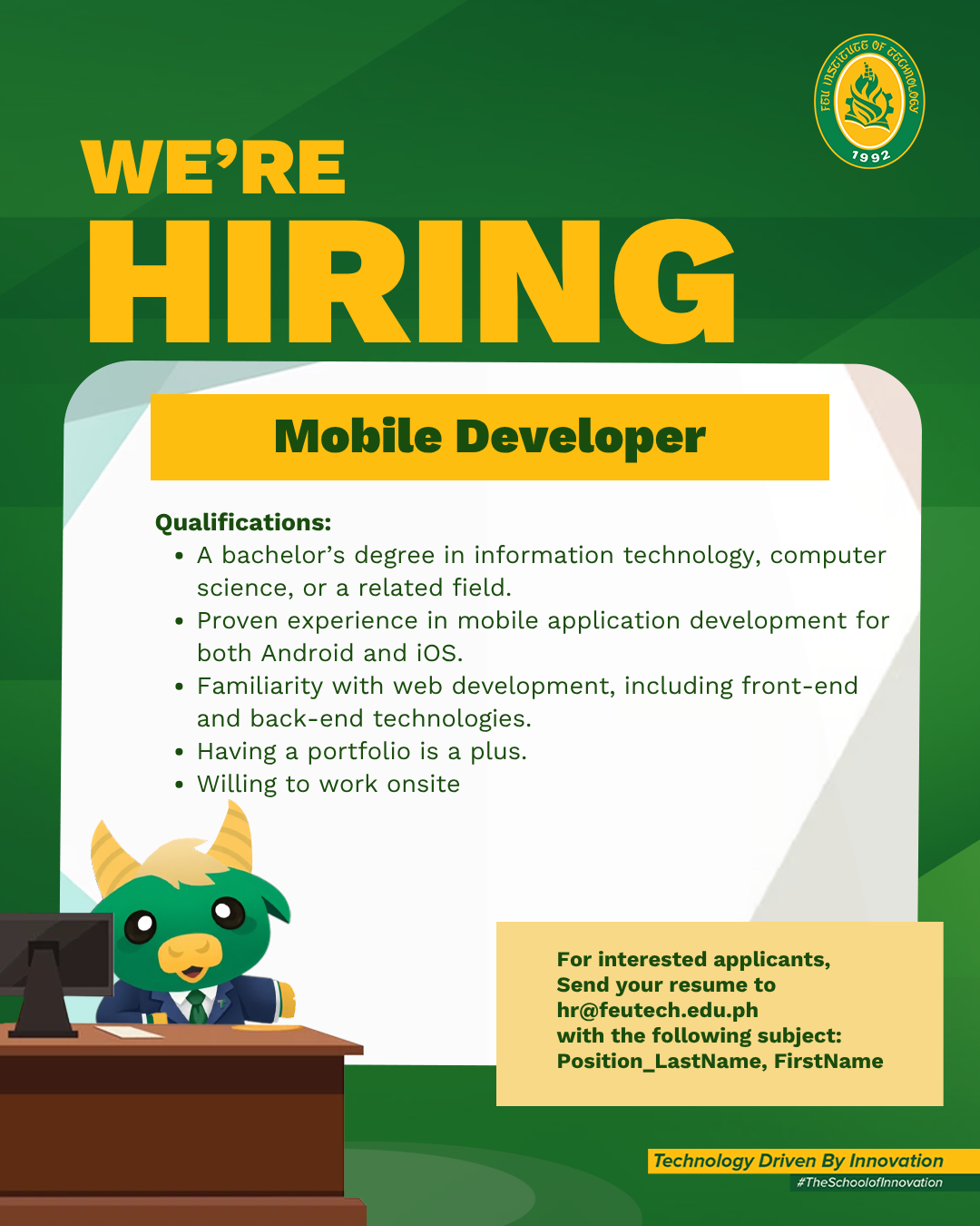 Official Job Posting Poster